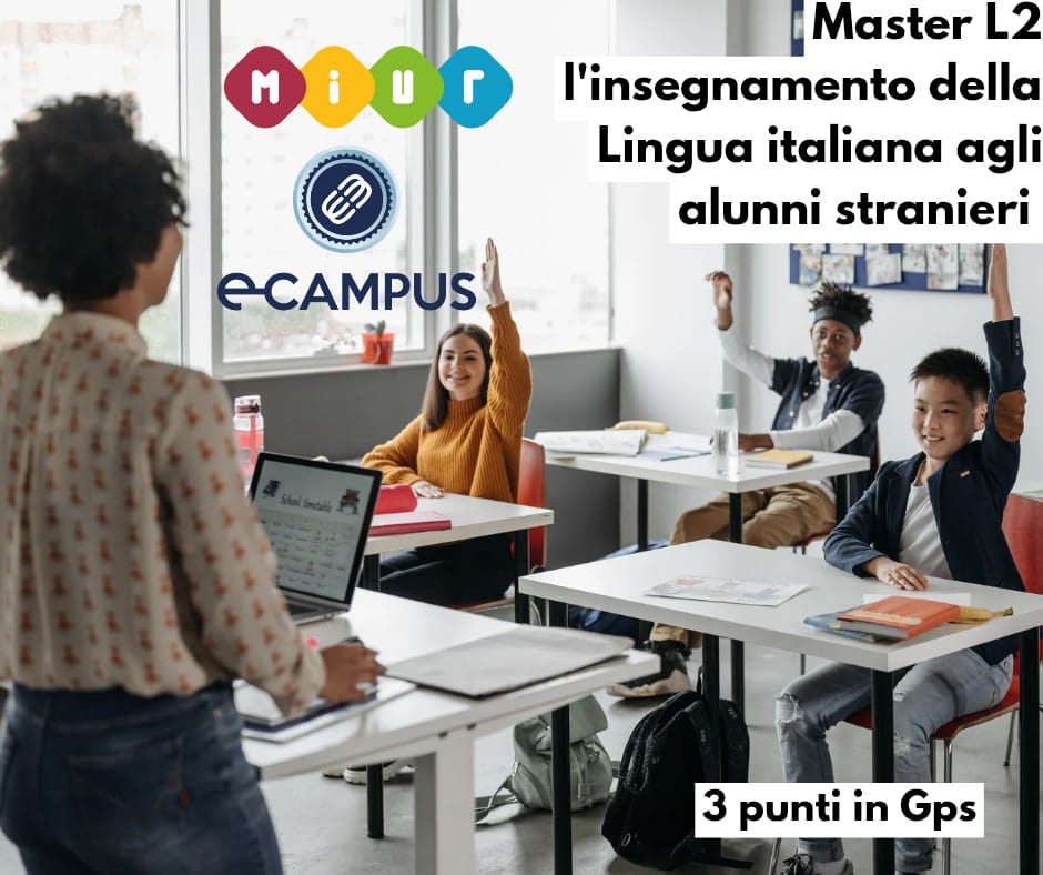 MASTER L2: L'insegnamento della Lingua Italiana agli alunni stranieri